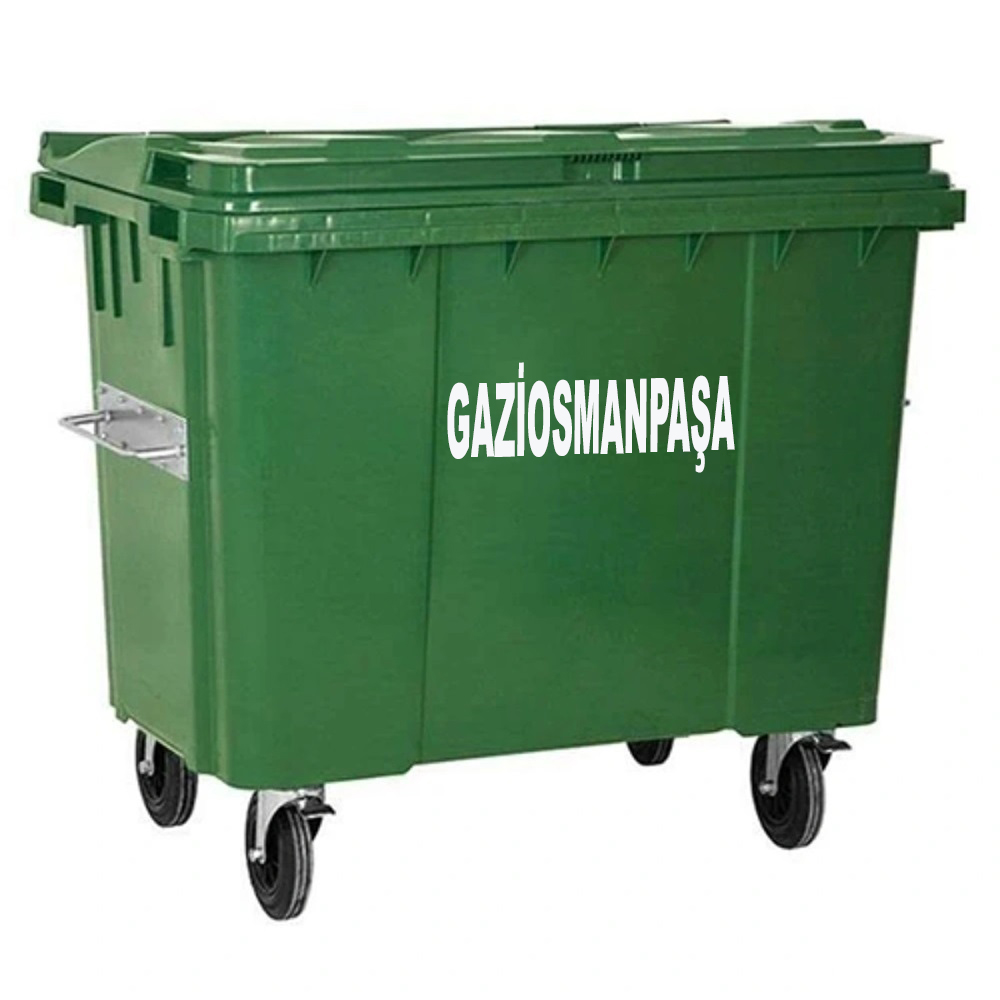 Gaziosmanpaşa 1100 Litre Plastik Çöp Konteyneri